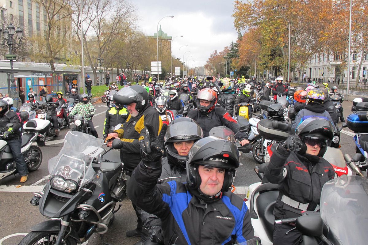 Madrid en Moto Sí, Manifestación en Madrid el 16 de diciembre de 2018